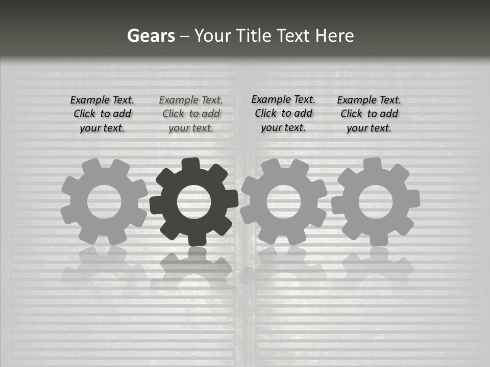 Lattice Texture Closeup PowerPoint Template