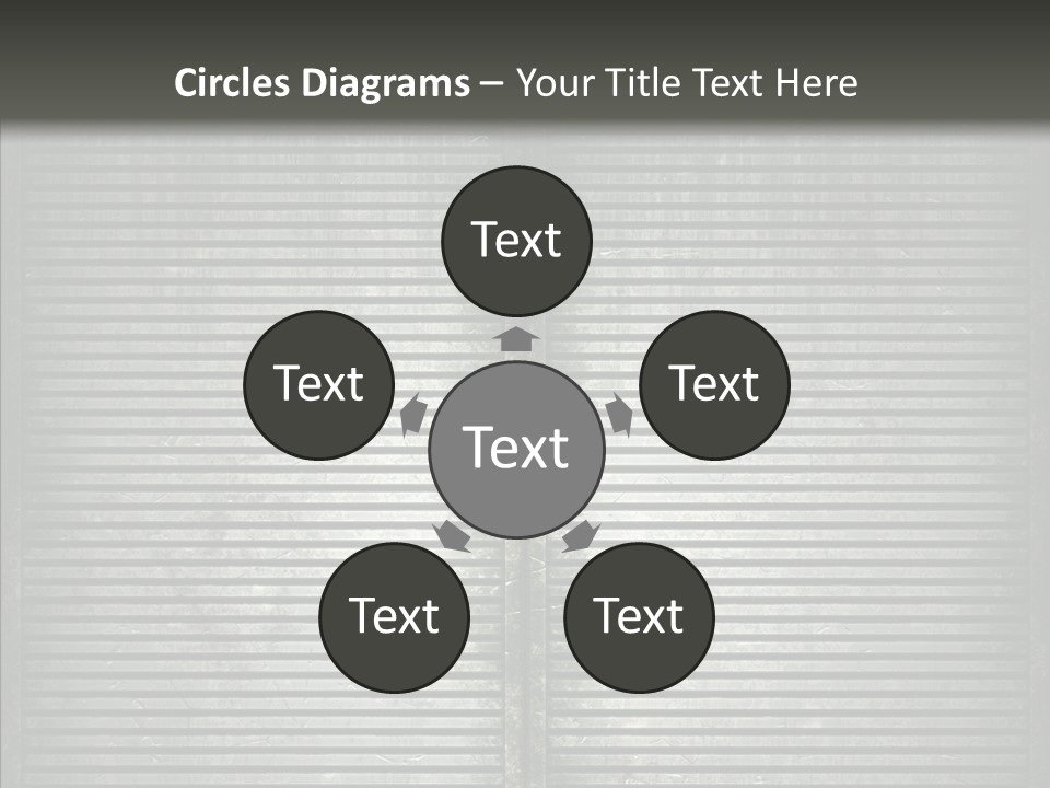 Lattice Texture Closeup PowerPoint Template