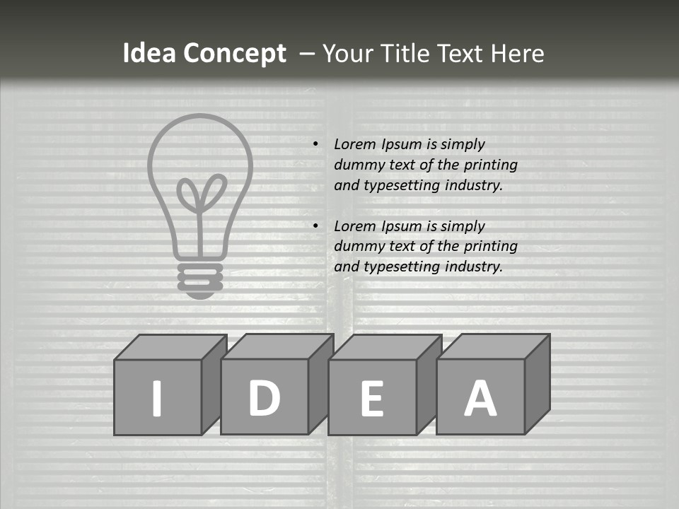 Lattice Texture Closeup PowerPoint Template