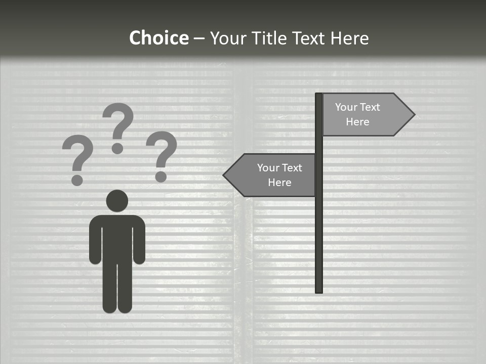 Lattice Texture Closeup PowerPoint Template