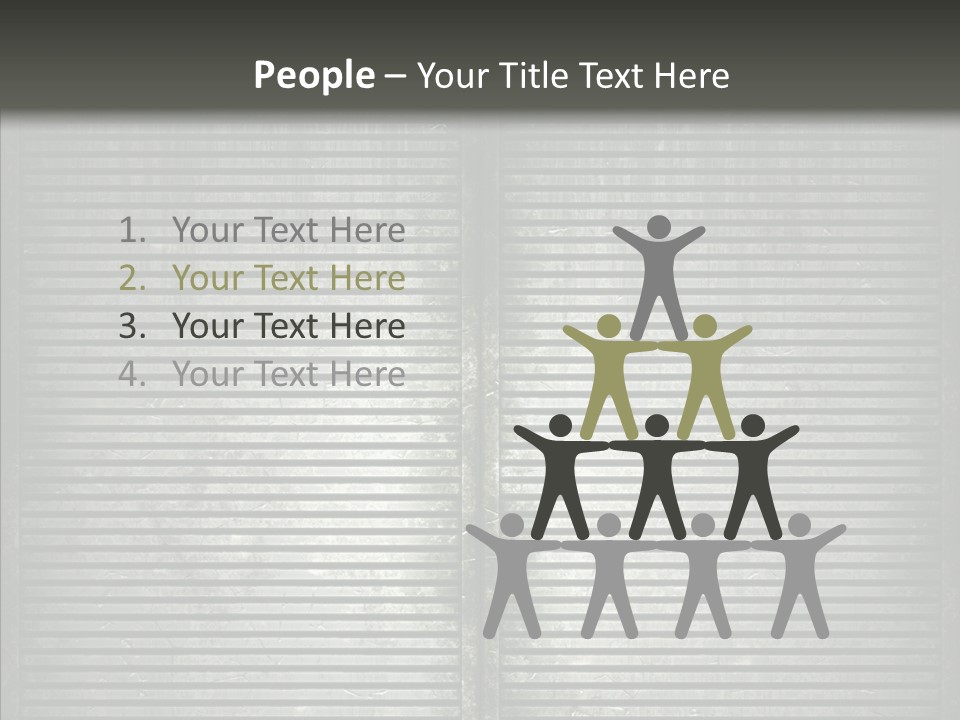 Lattice Texture Closeup PowerPoint Template