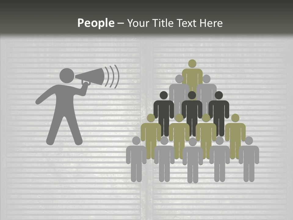 Lattice Texture Closeup PowerPoint Template