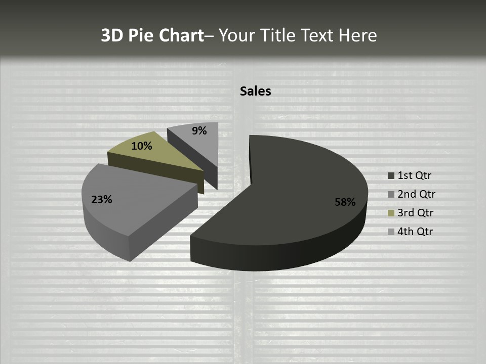 Lattice Texture Closeup PowerPoint Template