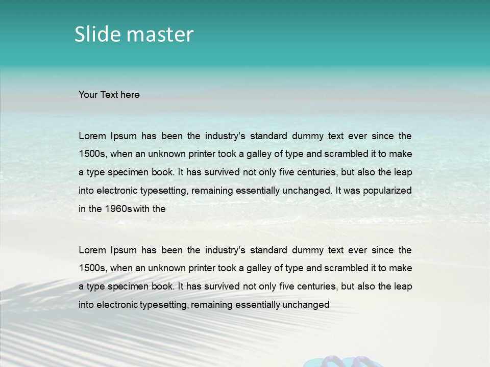 Corporate Teamwork Chair PowerPoint Template