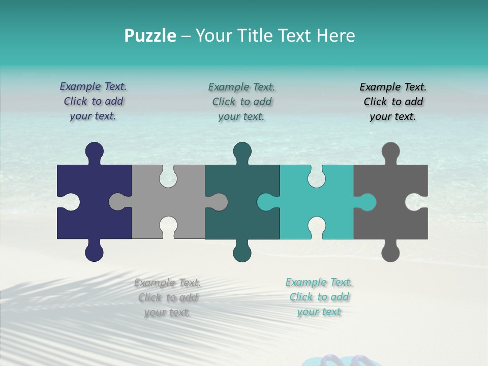 Corporate Teamwork Chair PowerPoint Template