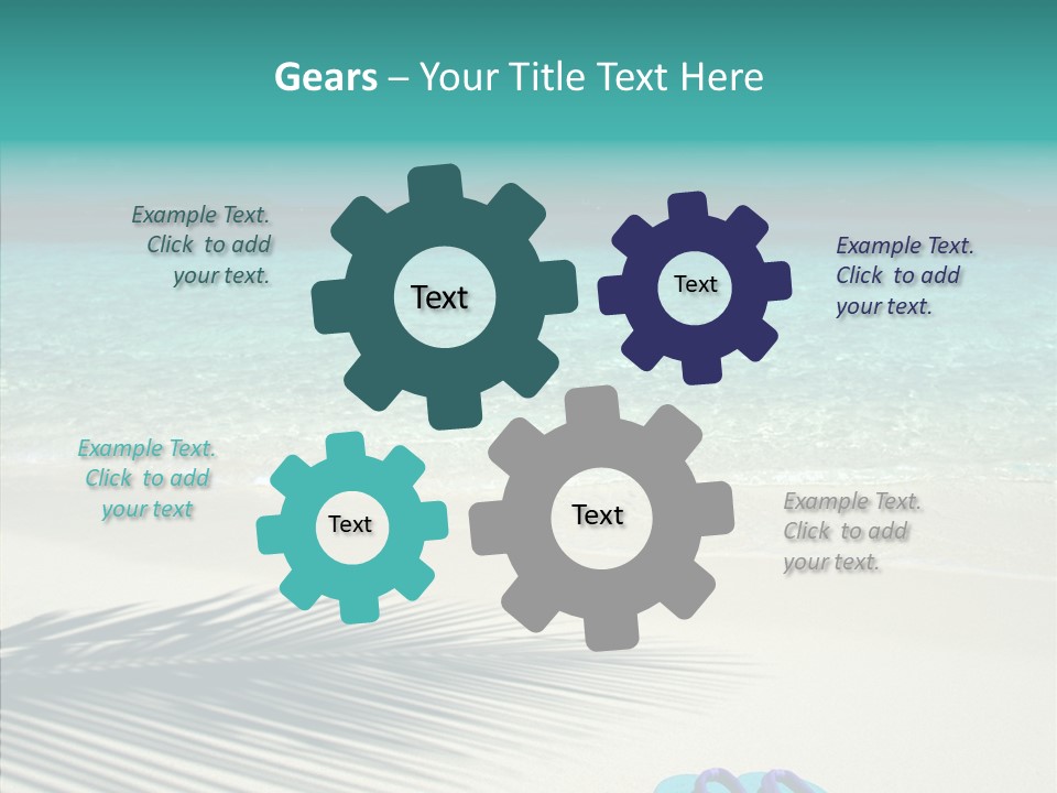 Corporate Teamwork Chair PowerPoint Template