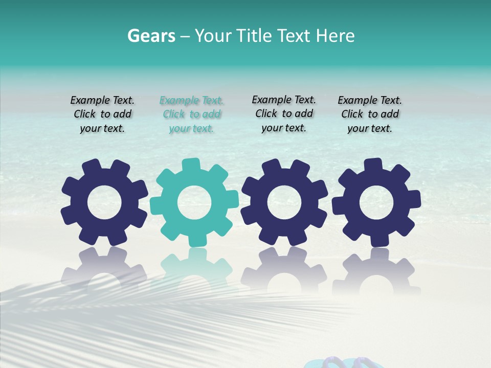 Corporate Teamwork Chair PowerPoint Template