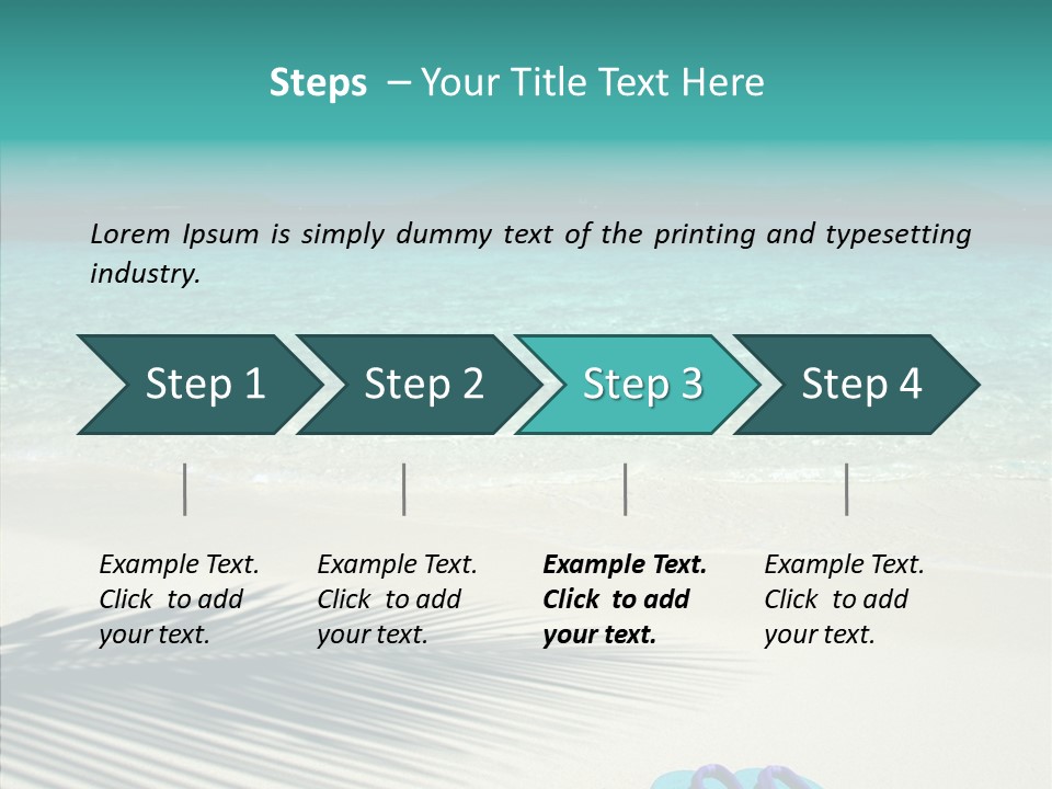 Corporate Teamwork Chair PowerPoint Template
