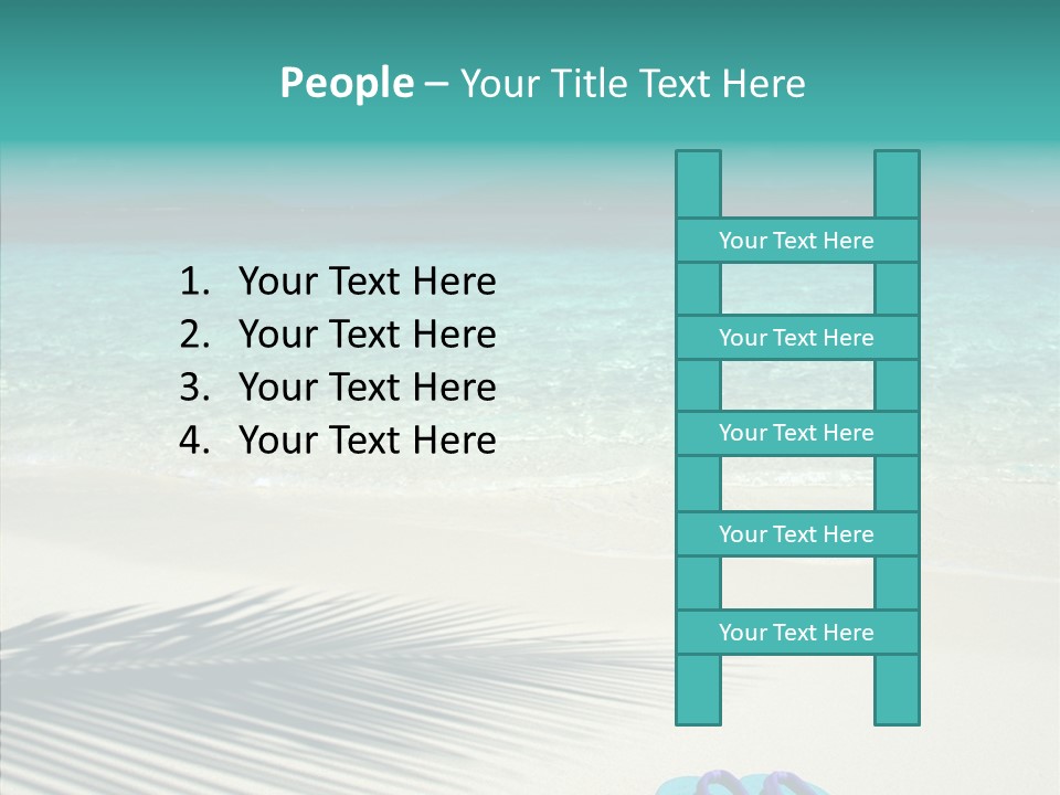 Corporate Teamwork Chair PowerPoint Template