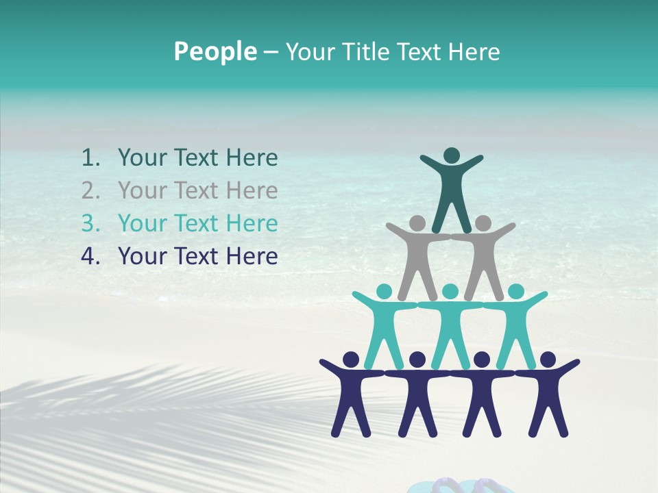 Corporate Teamwork Chair PowerPoint Template