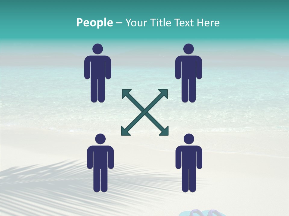 Corporate Teamwork Chair PowerPoint Template