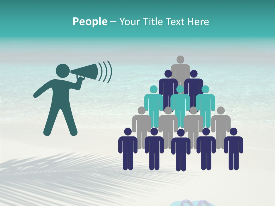 Corporate Teamwork Chair PowerPoint Template