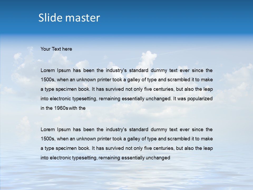 Cyclone Weather Scenics PowerPoint Template