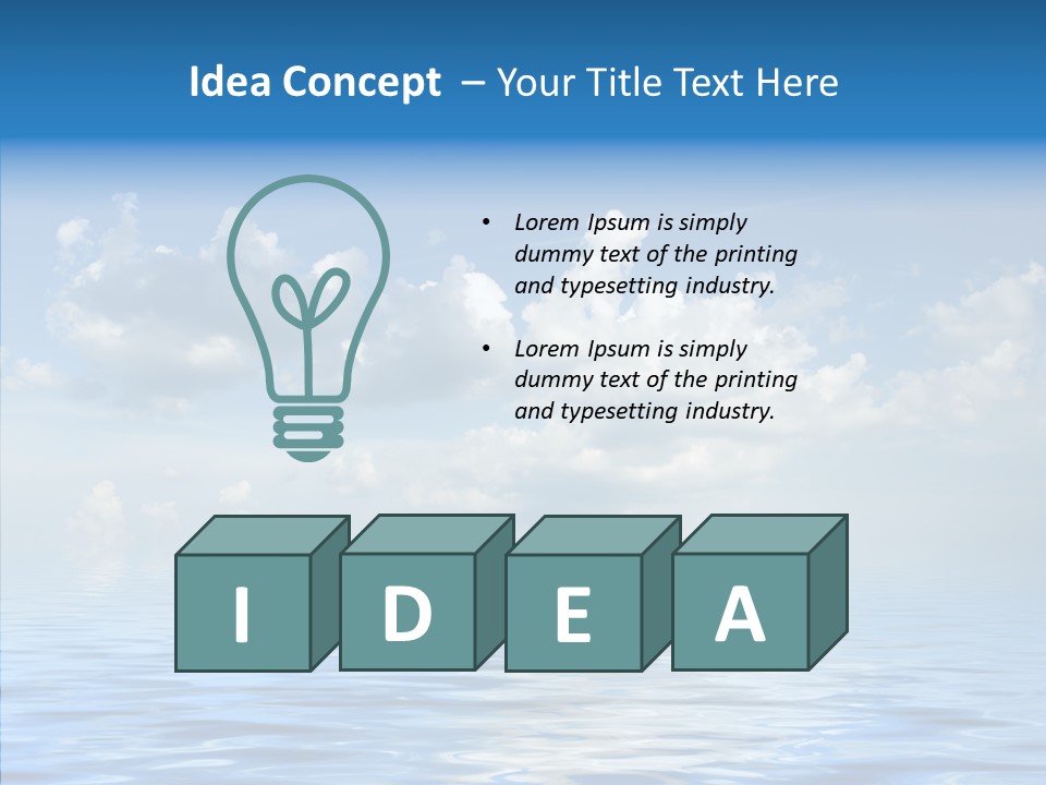 Cyclone Weather Scenics PowerPoint Template