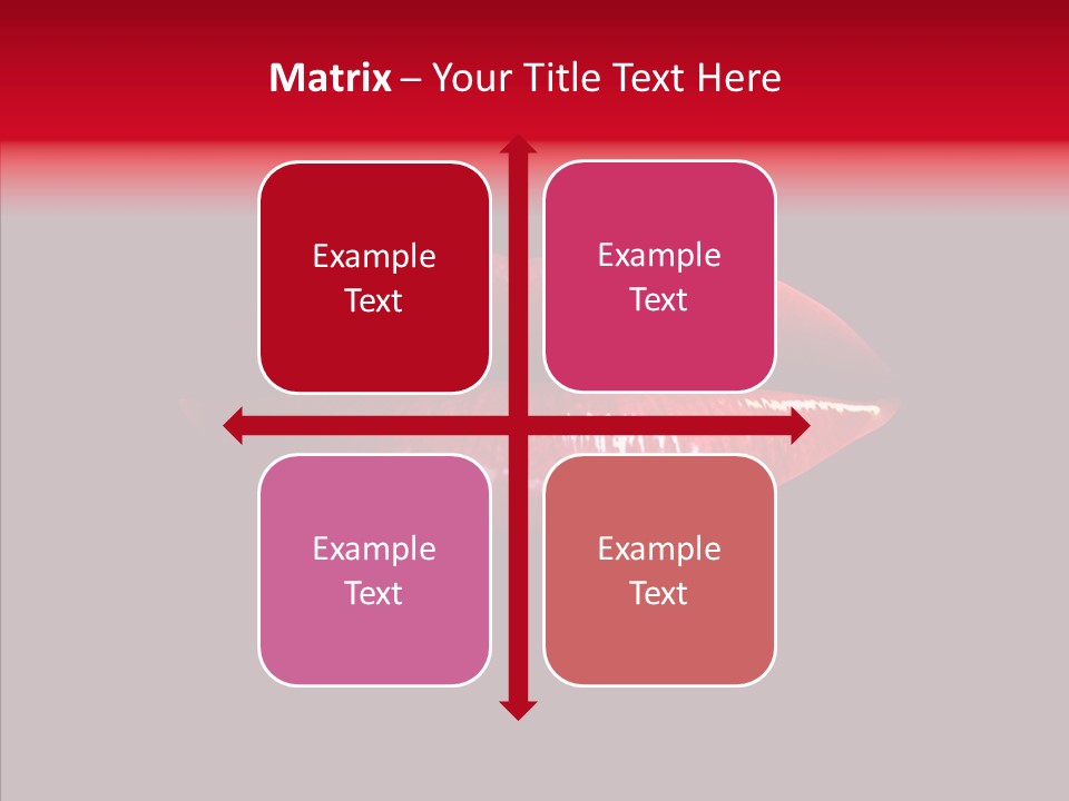 Makeup Desire Color PowerPoint Template