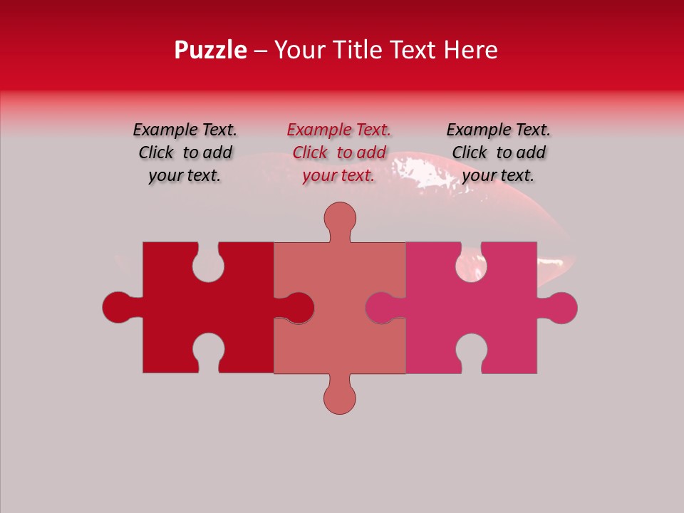 Makeup Desire Color PowerPoint Template