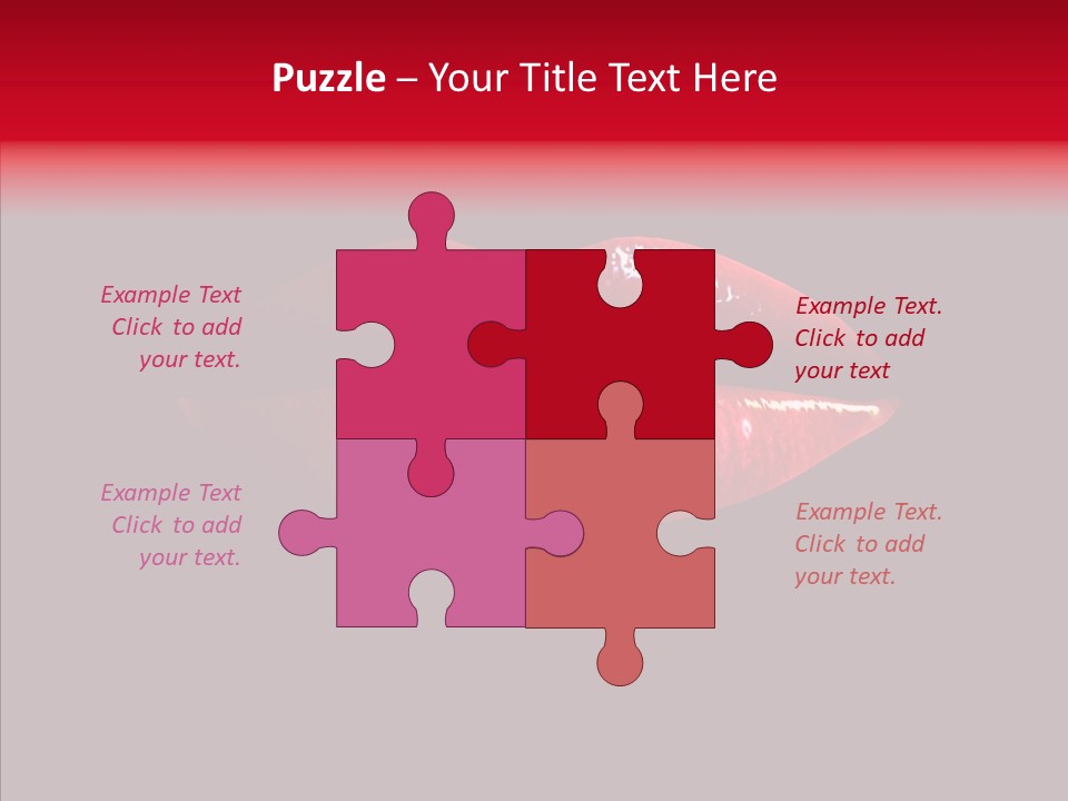 Makeup Desire Color PowerPoint Template