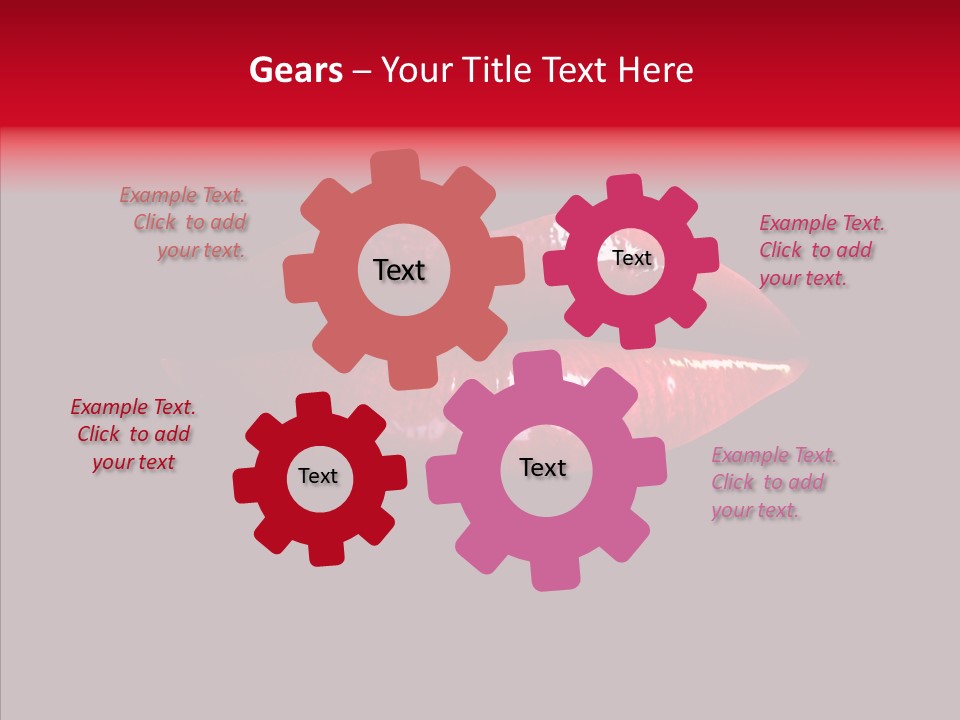 Makeup Desire Color PowerPoint Template