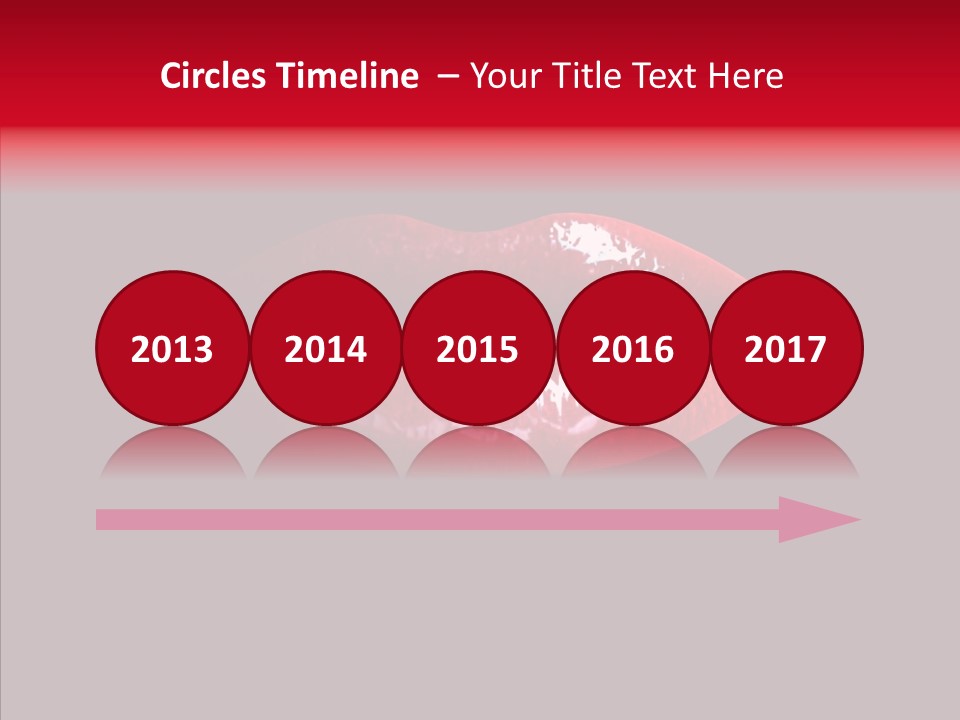 Makeup Desire Color PowerPoint Template