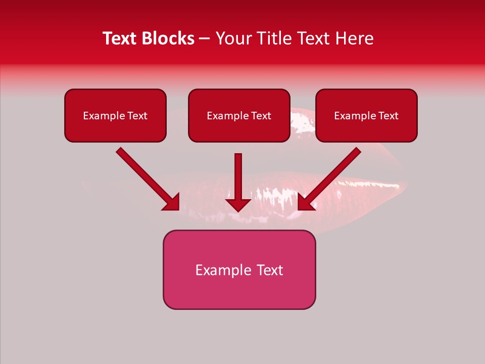 Makeup Desire Color PowerPoint Template