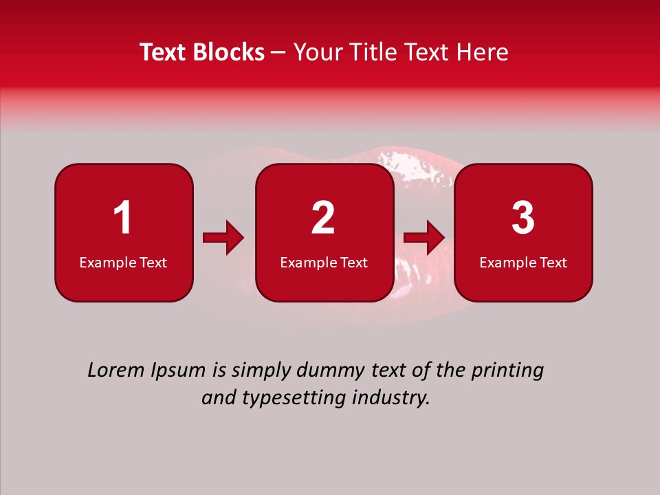 Makeup Desire Color PowerPoint Template