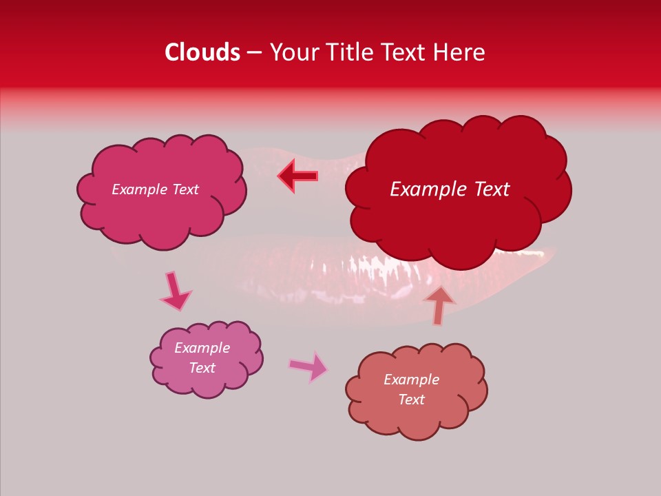 Makeup Desire Color PowerPoint Template