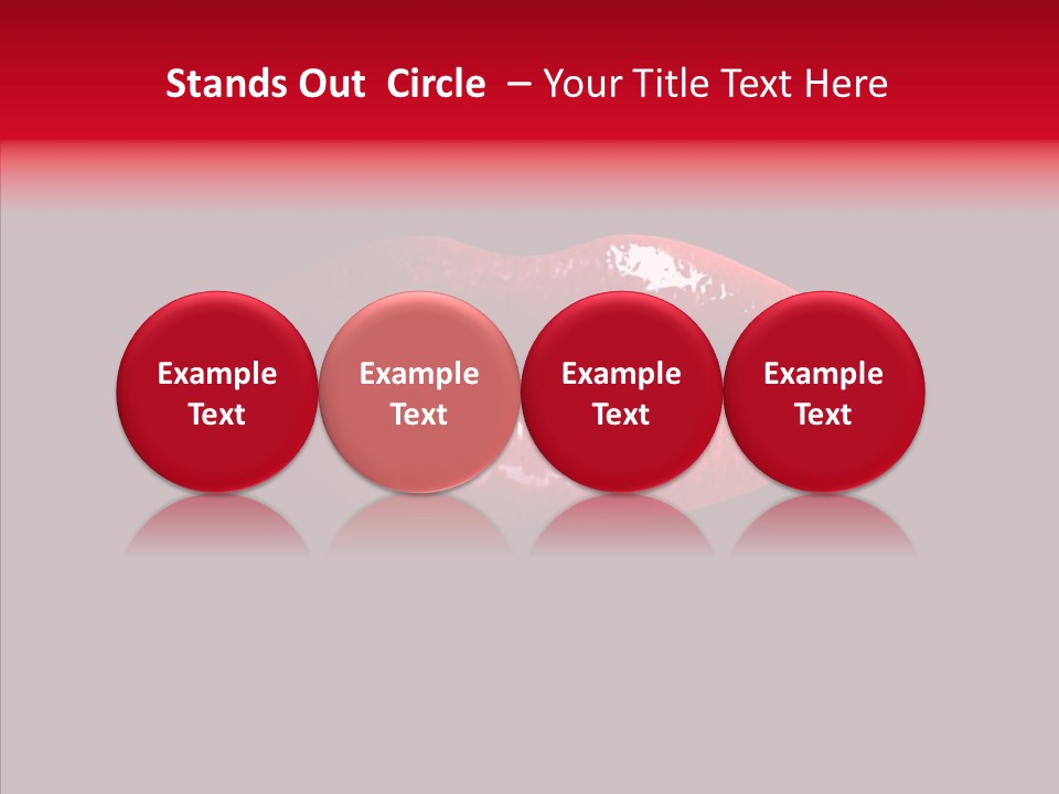 Makeup Desire Color PowerPoint Template