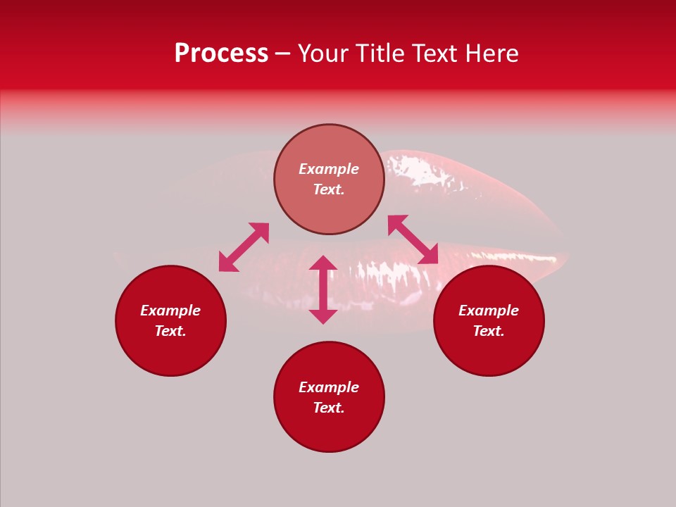 Makeup Desire Color PowerPoint Template