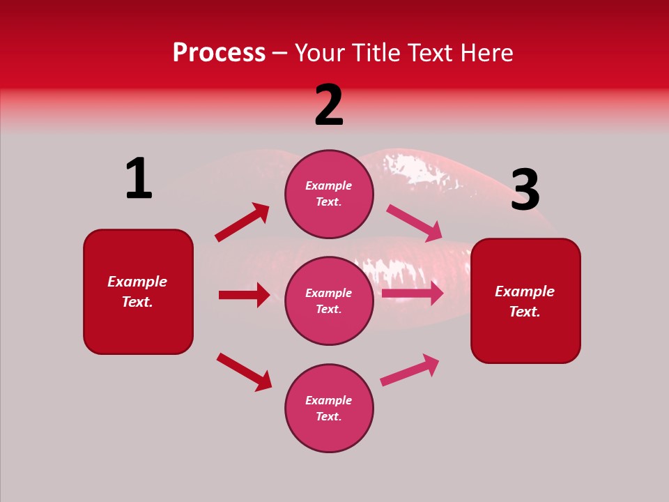 Makeup Desire Color PowerPoint Template