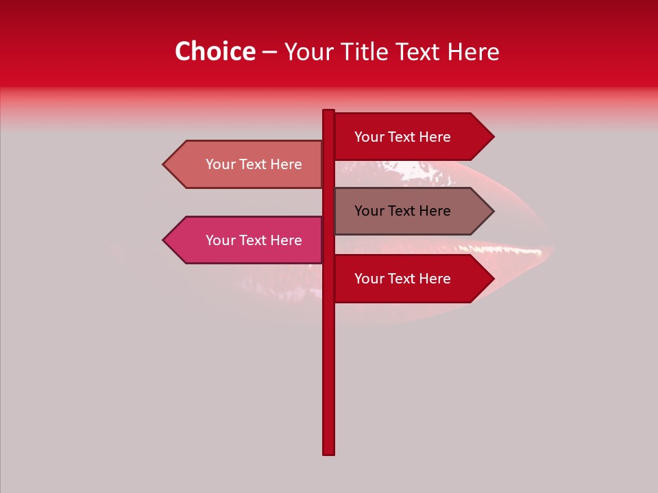 Makeup Desire Color PowerPoint Template