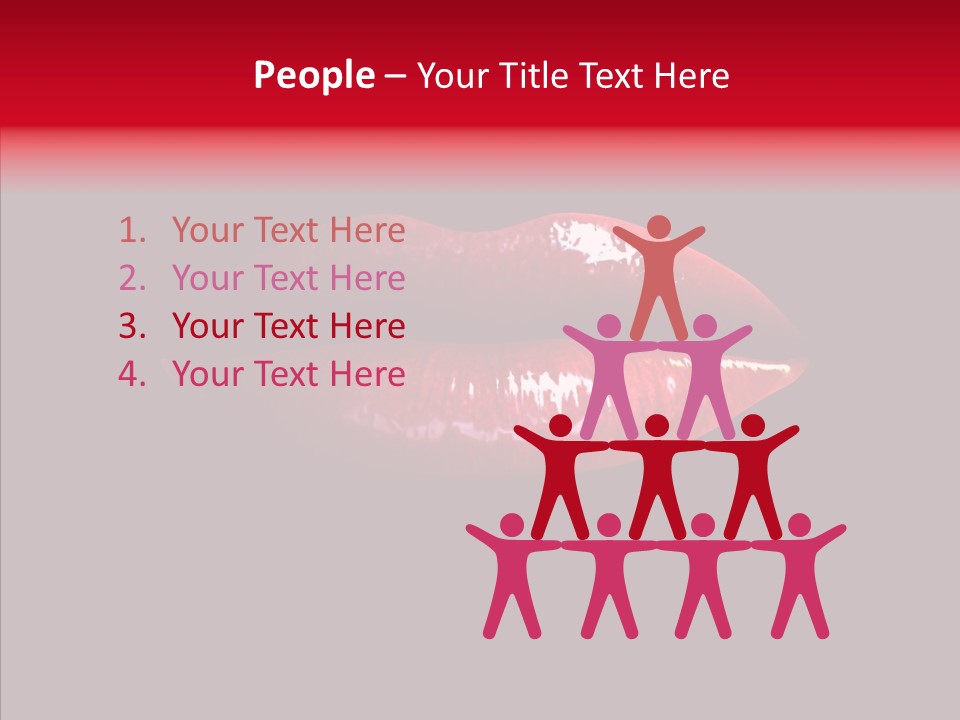 Makeup Desire Color PowerPoint Template