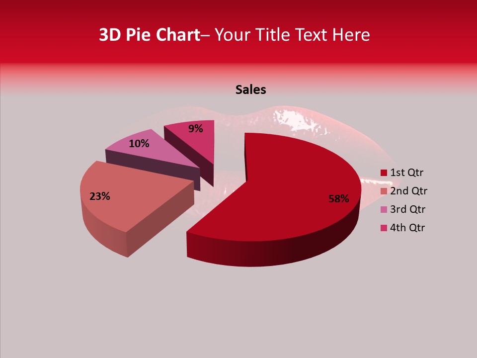 Makeup Desire Color PowerPoint Template