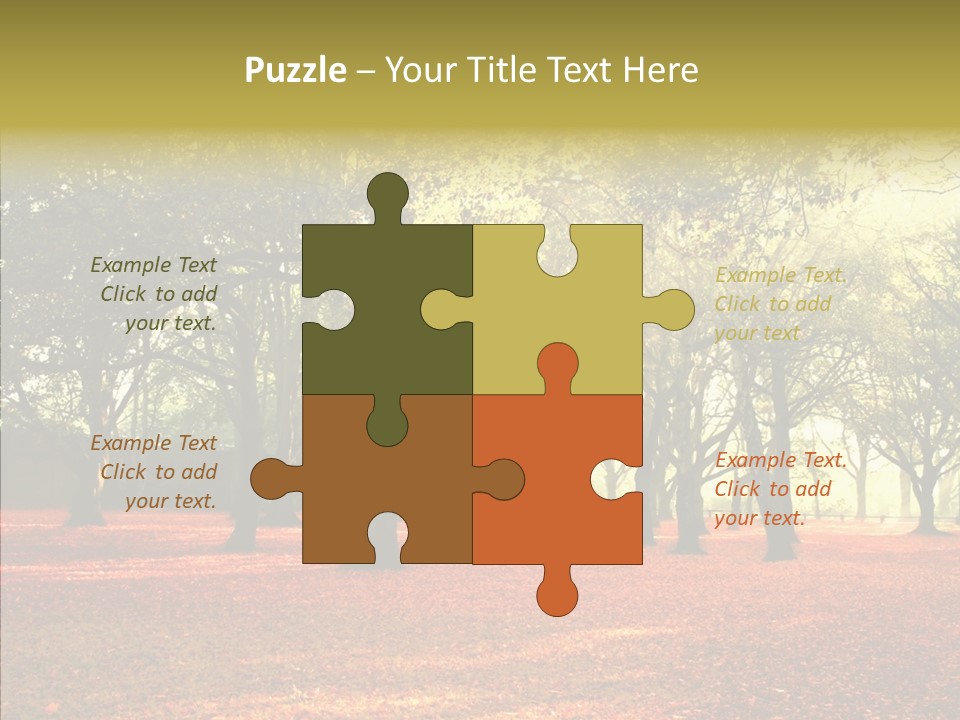 Orange Magnificent Display PowerPoint Template