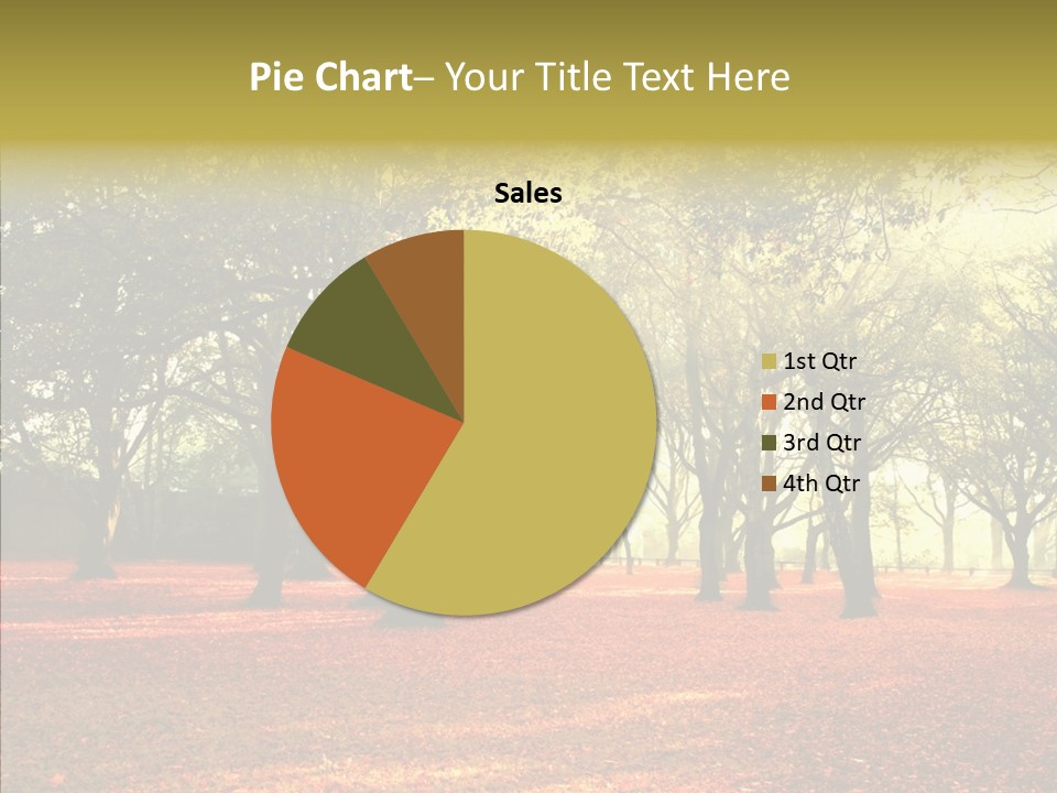 Orange Magnificent Display PowerPoint Template