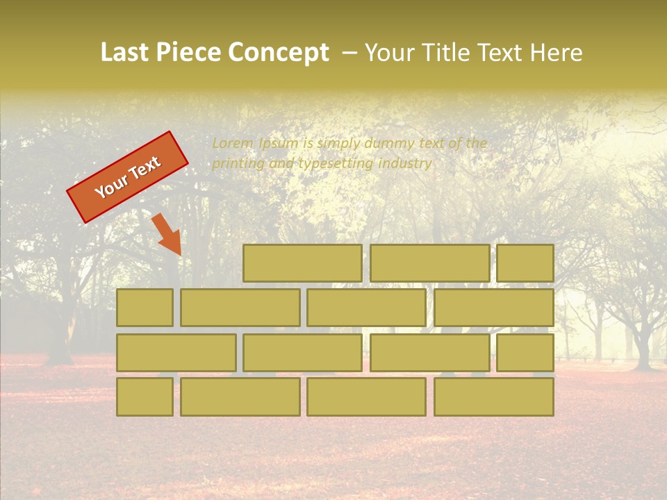 Orange Magnificent Display PowerPoint Template