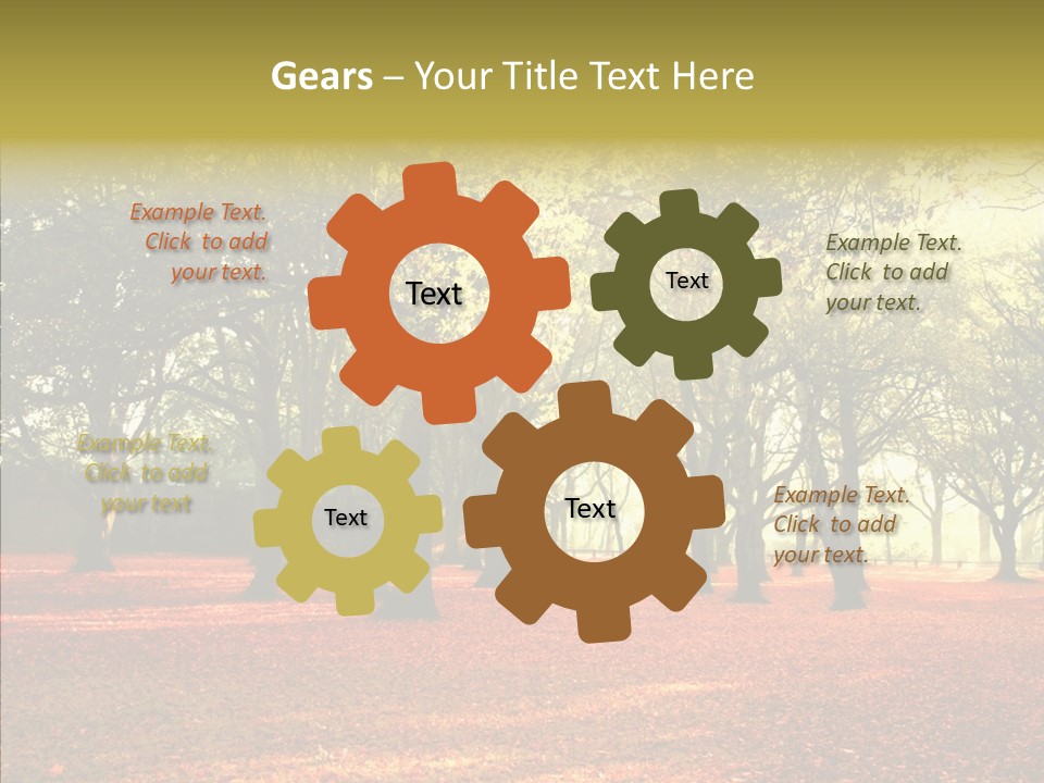 Orange Magnificent Display PowerPoint Template