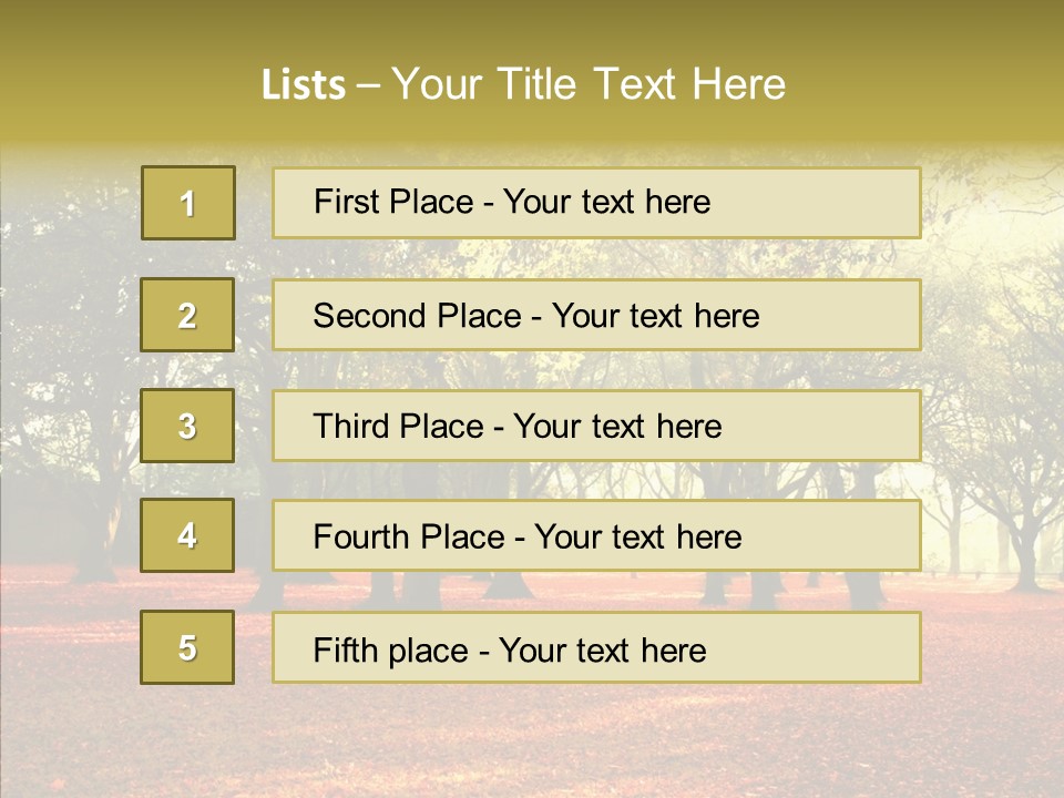 Orange Magnificent Display PowerPoint Template
