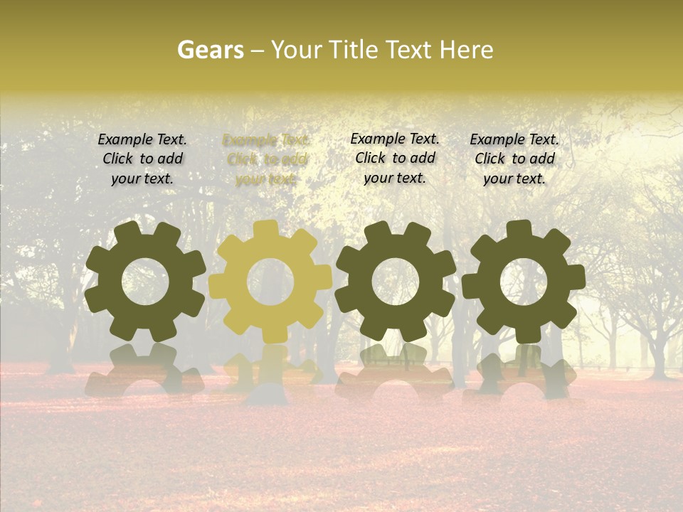 Orange Magnificent Display PowerPoint Template