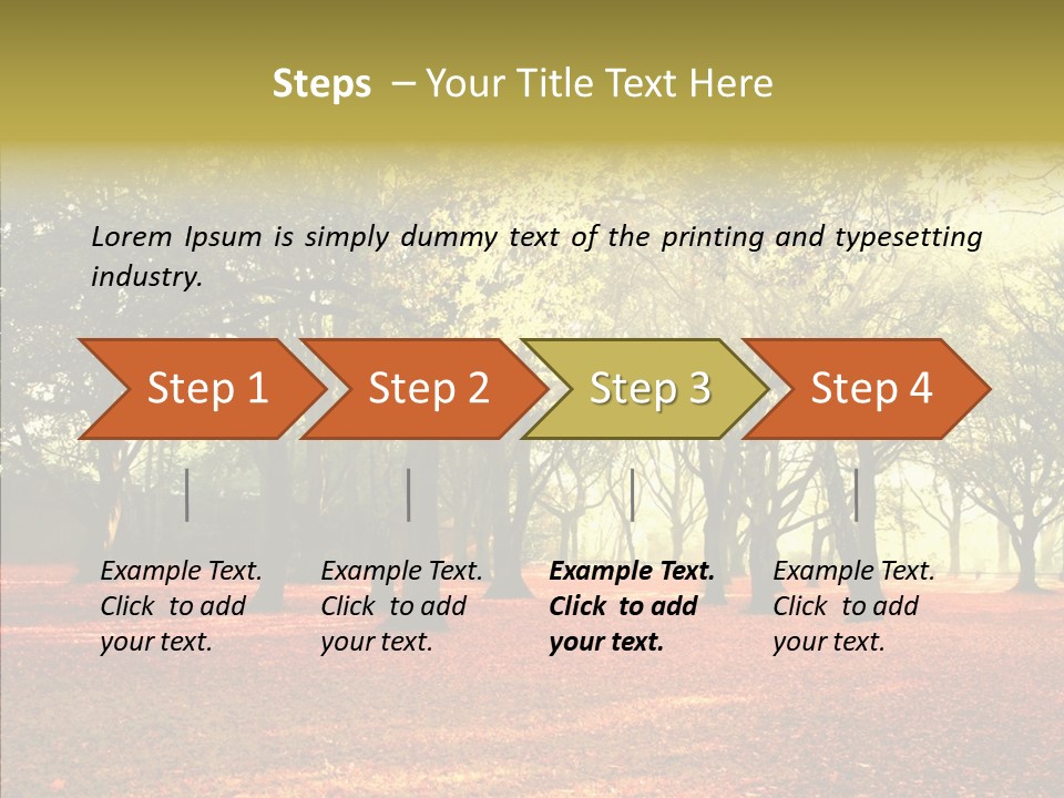Orange Magnificent Display PowerPoint Template