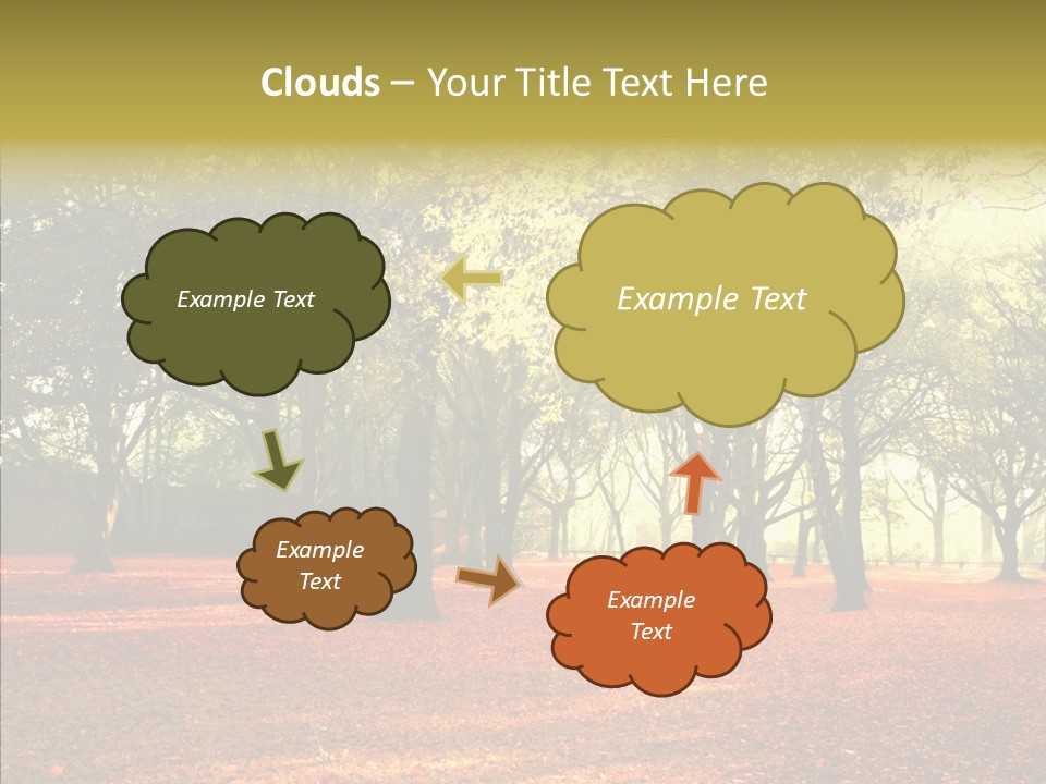 Orange Magnificent Display PowerPoint Template