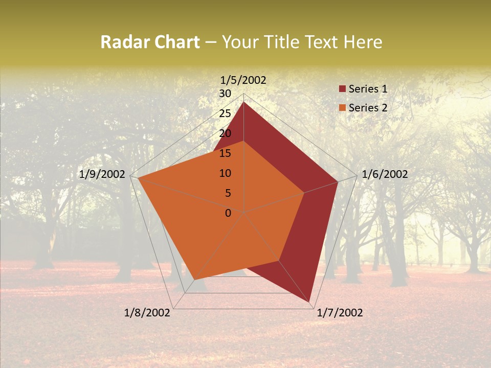 Orange Magnificent Display PowerPoint Template