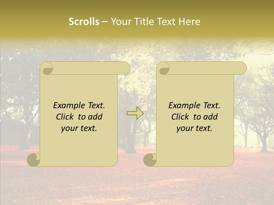 Orange Magnificent Display PowerPoint Template