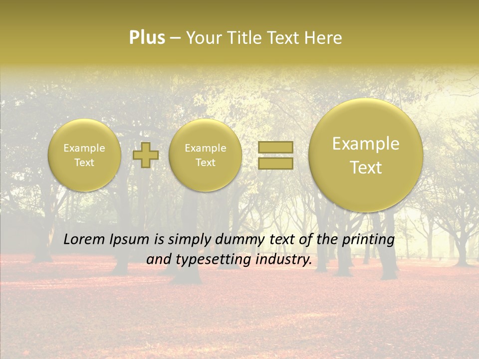 Orange Magnificent Display PowerPoint Template