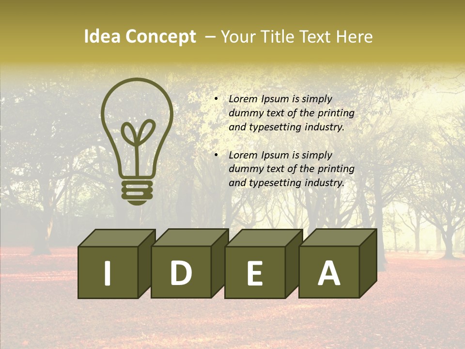 Orange Magnificent Display PowerPoint Template