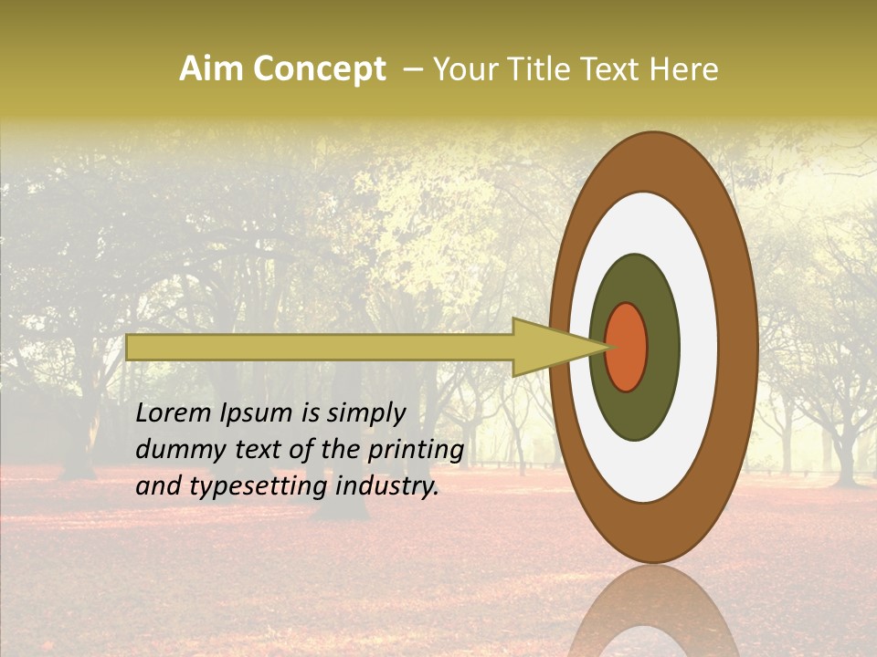 Orange Magnificent Display PowerPoint Template