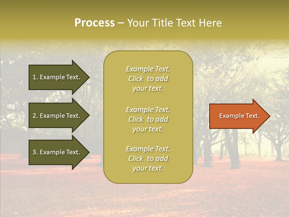 Orange Magnificent Display PowerPoint Template