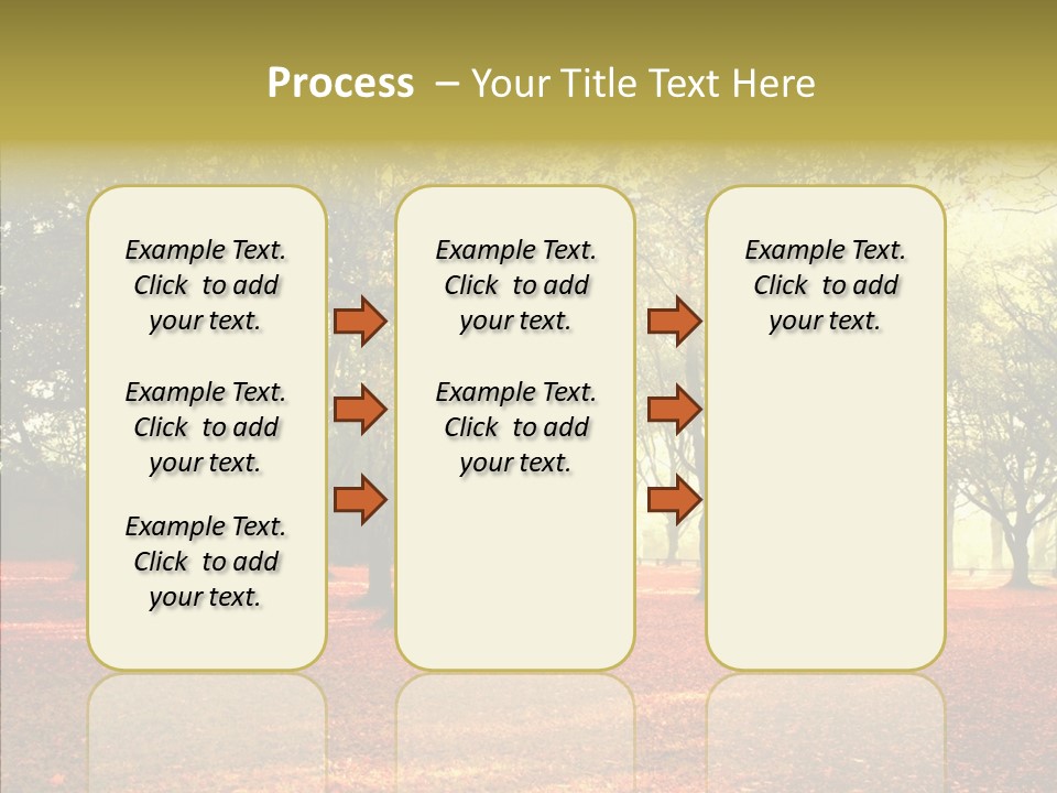 Orange Magnificent Display PowerPoint Template