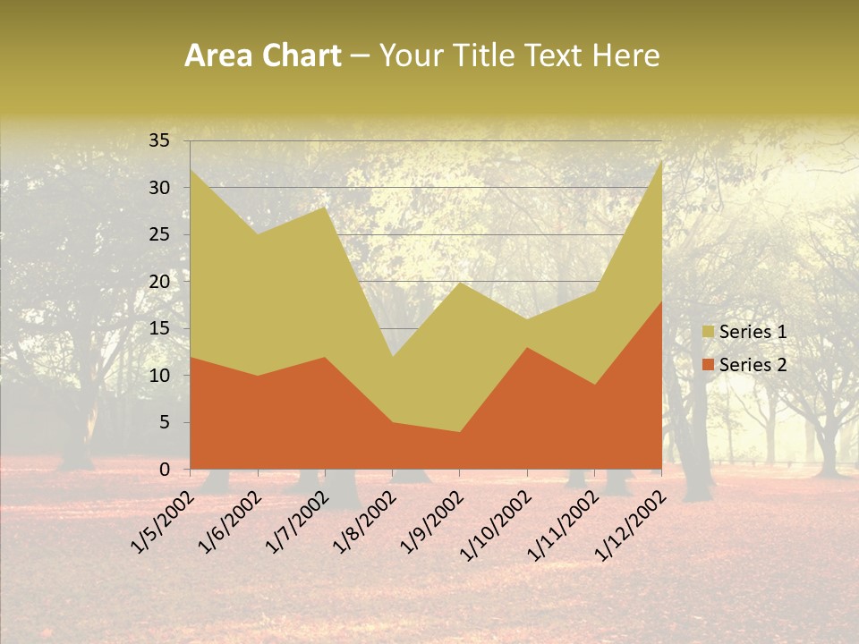 Orange Magnificent Display PowerPoint Template