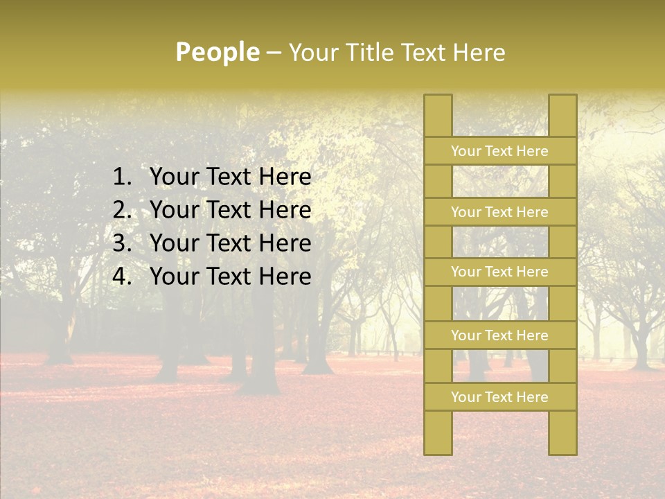 Orange Magnificent Display PowerPoint Template