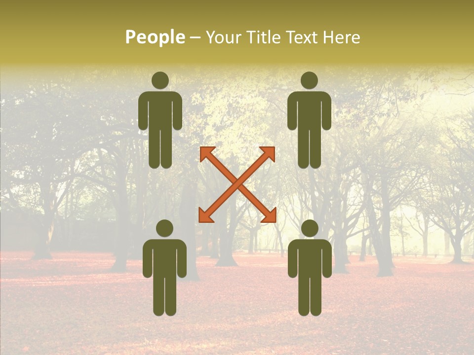 Orange Magnificent Display PowerPoint Template